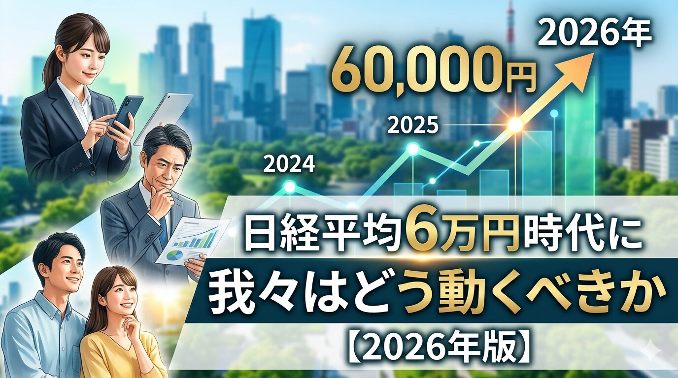 日経平均6万円時代に我々はどう動くべきか【2026年版】