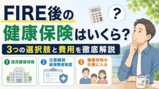 FIRE後の健康保険はいくら？3つの選択肢と費用を徹底解説