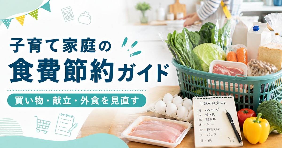 食費を節約する方法｜子育て家庭の買い物・献立・外食見直しガイド